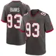 Game Youth Eric Banks Tampa Bay Buccaneers Pewter Alternate Jersey
