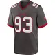 Game Youth Eric Banks Tampa Bay Buccaneers Pewter Alternate Jersey